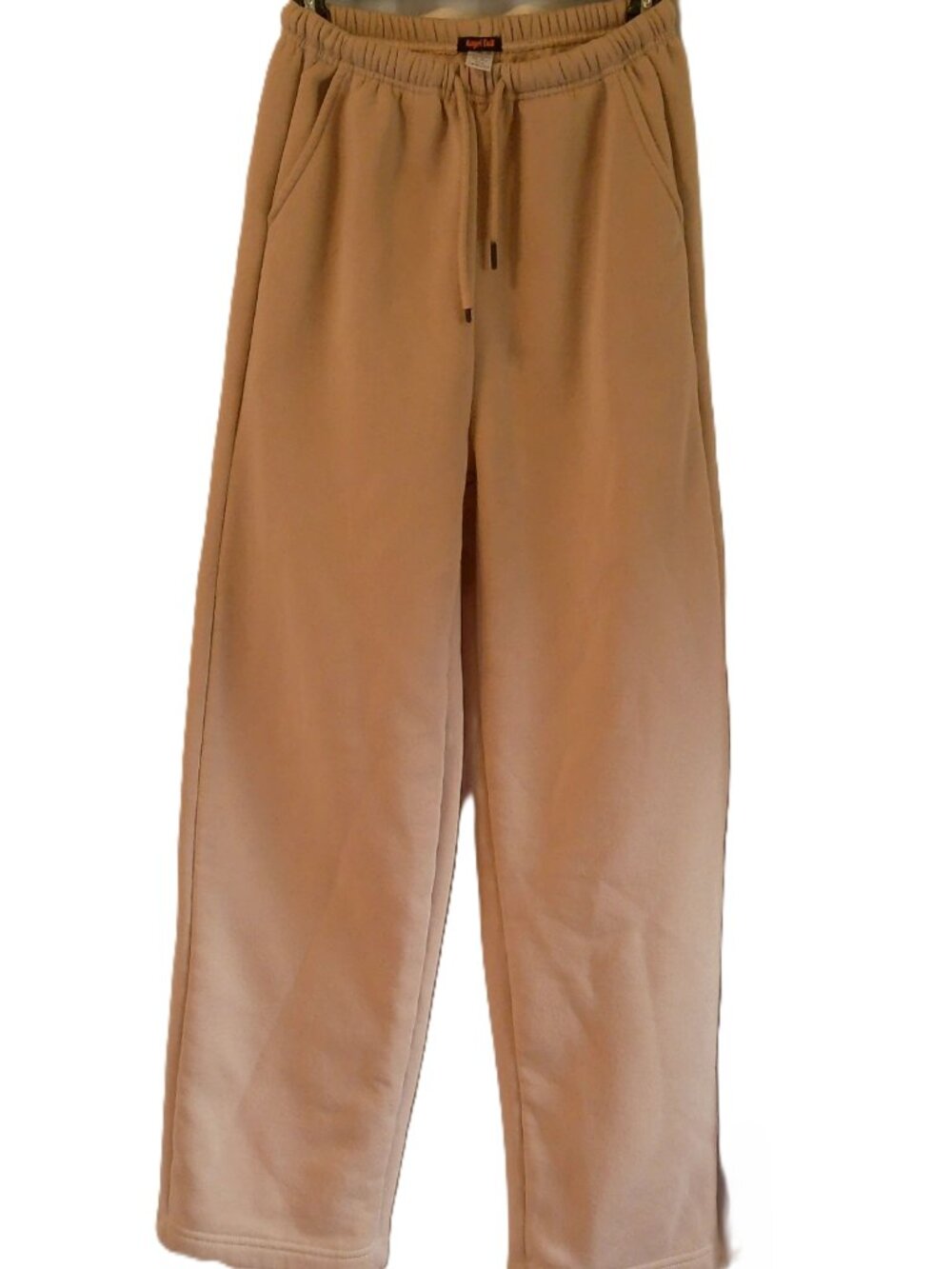 Angel Cult Neutral Cozy Fleece Wide Leg Joggers / Sweatpants Size S